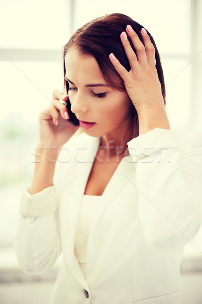 Confundirse mujer negocios oficina nina Foto stock © dolgachov