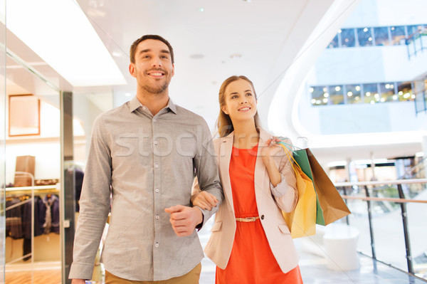 Foto stock: Feliz · shopping · venda