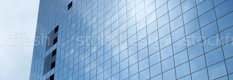 close up of multistory office building in city Stock photo © dolgachov