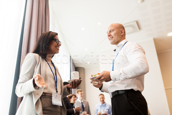 Boldog üzleti csapat nemzetközi konferencia üzlet oktatás Stock fotó © dolgachov