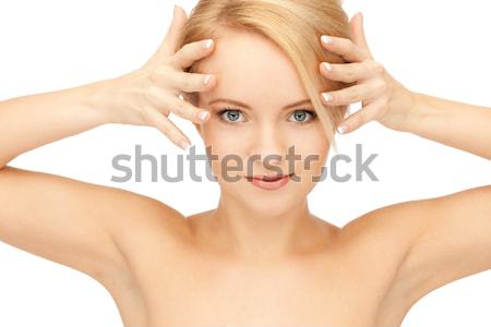 beautiful woman Stock photo © dolgachov