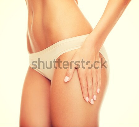 back in white panties Stock photo © dolgachov