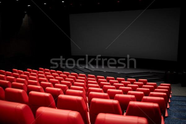 Film teatru cinema gol auditoriu divertisment Imagine de stoc © dolgachov