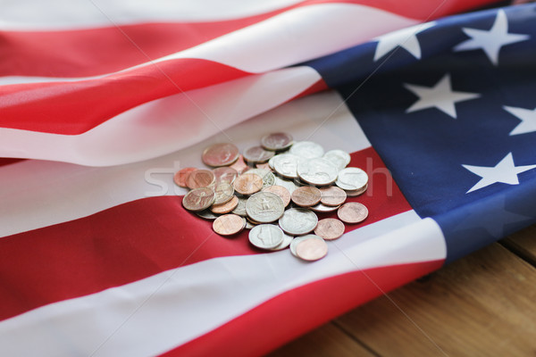 Drapeau américain argent budgétaire Finance crise [[stock_photo]] © dolgachov