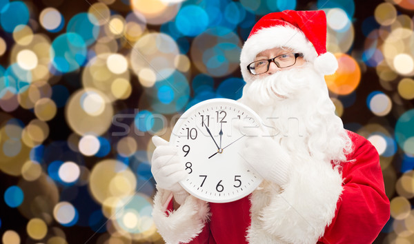 Zwölf Uhr Weihnachten Feiertage Menschen Stock foto © dolgachov