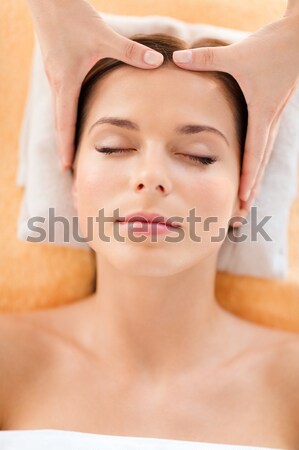 Stock photo: woman ready for cosmetic surgery