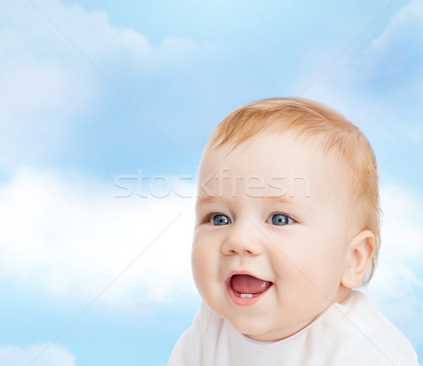 smiling little baby Stock photo © dolgachov