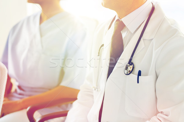 Stock foto: Glücklich · Ärzte · Seminar · Krankenhaus · Bildung