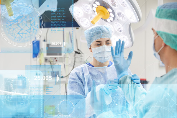 Chirurgii camera de operare spital chirurgie asistenţă medicală medicină Imagine de stoc © dolgachov