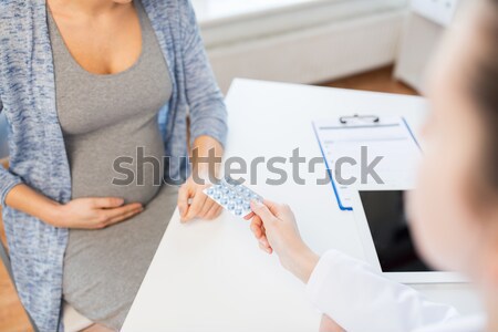 woman plastering the wall with trowel Stock photo © dolgachov
