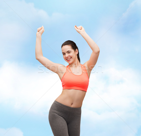 Foto stock: Sorridente · dança · fitness · dieta