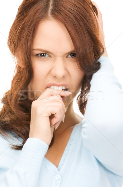 unhappy woman Stock photo © dolgachov