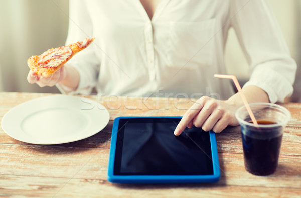 [[stock_photo]]: Femme · dîner · restauration · rapide · personnes