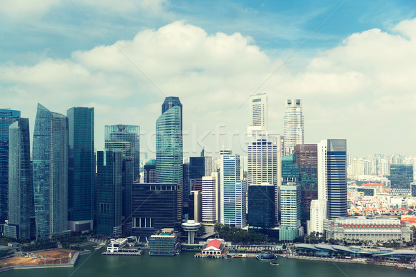 beautiful view to bangkok city seafront Stock photo © dolgachov