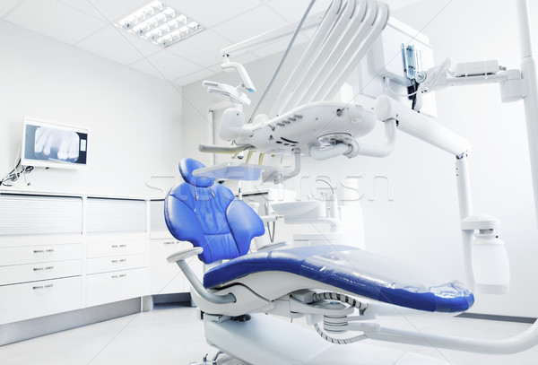 interior of new modern dental clinic office Stock photo © dolgachov