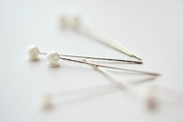 many sewing pins Stock photo © dolgachov