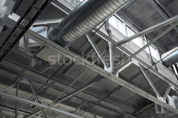 Ventilação pipes fábrica compras indústria produção Foto stock © dolgachov