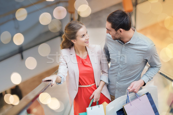 Felice mall vendita consumismo Foto d'archivio © dolgachov