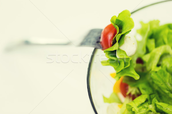 Vegetales ensalada tomate cherry dieta alimentos Foto stock © dolgachov