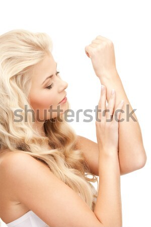 Stock photo: beautiful topless woman