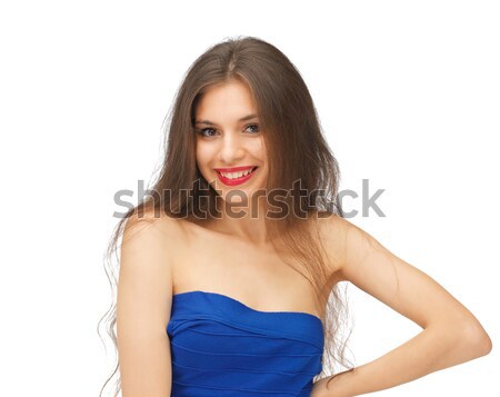 beautiful woman with long hair Stock photo © dolgachov