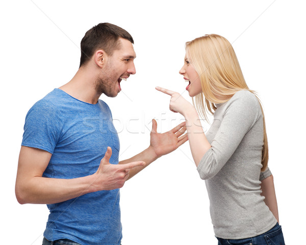 couple arguing Stock photo © dolgachov
