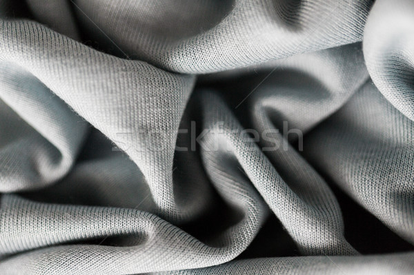 close up of gray textile or fabric background Stock photo © dolgachov