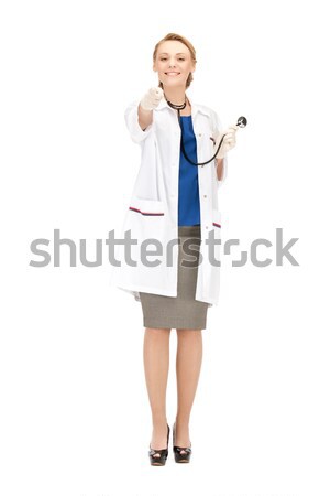 attractive female doctor Stock photo © dolgachov