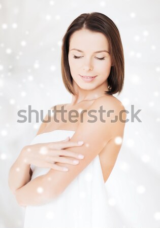 kneeled healthy naked redhead  Stock photo © dolgachov