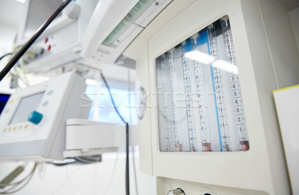 anesthesia machine at hospital operating room Stock photo © dolgachov