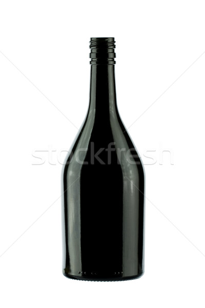 üveg üres fehér fekete szín folyadék Stock fotó © donatas1205