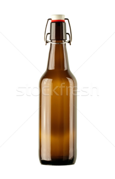 Garrafa vazio branco cerveja cor Foto stock © donatas1205