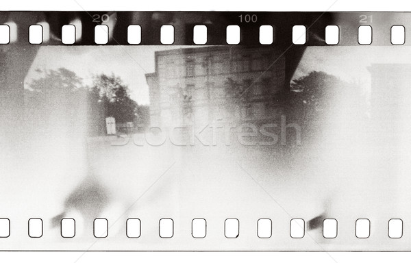Film grunge filmszalag fény város absztrakt Stock fotó © donatas1205