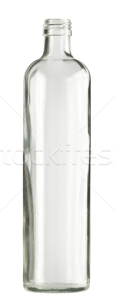 Fles lege kleurloos glas geïsoleerd vintage Stockfoto © donatas1205