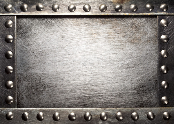 Metal placa textura diseno industria industrial Foto stock © donatas1205