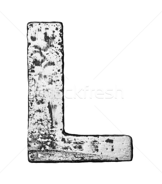 Foto d'archivio: Metal · lettera · lega · alfabeto · lettera · l · segno