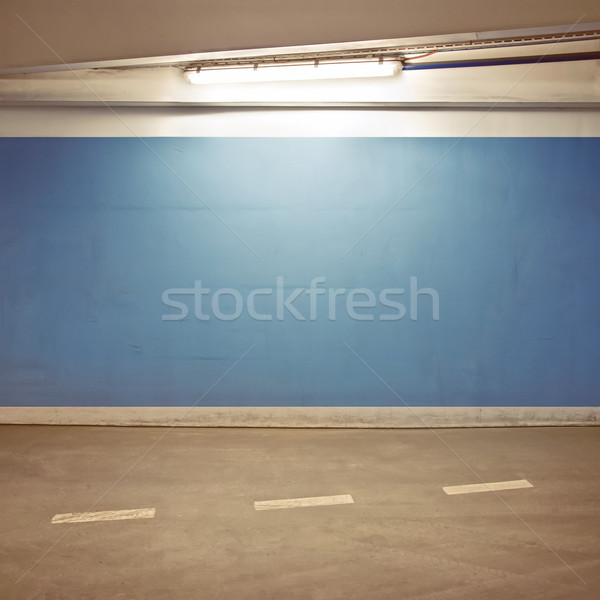 停車場 空的 可以 使用 牆 背景 商業照片 © donatas1205