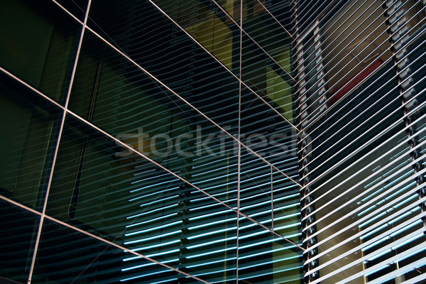 Fragment modernen Glas-Gebäude Business Gebäude Stock foto © donatas1205