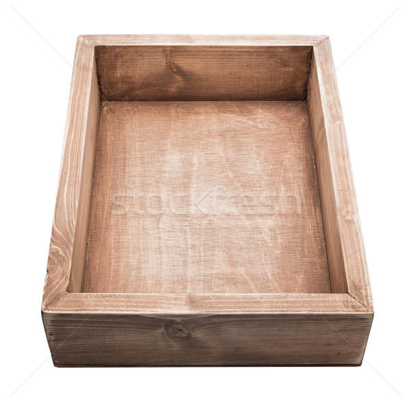 Stock photo: Wooden box