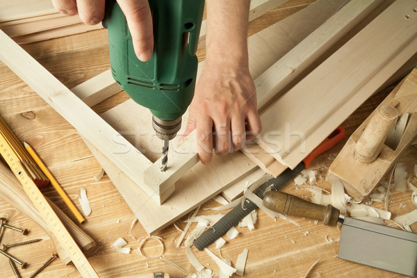 Сток-фото: древесины · рабочих · семинар · таблице · инструменты