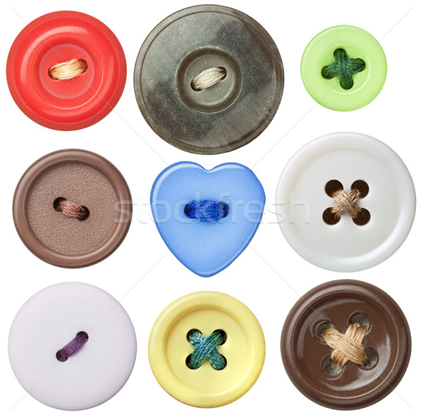 швейных Кнопки различный потока моде дизайна Сток-фото © donatas1205
