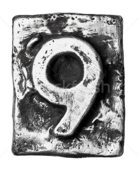 Metal scrisoare aliaj alfabet număr semna Imagine de stoc © donatas1205