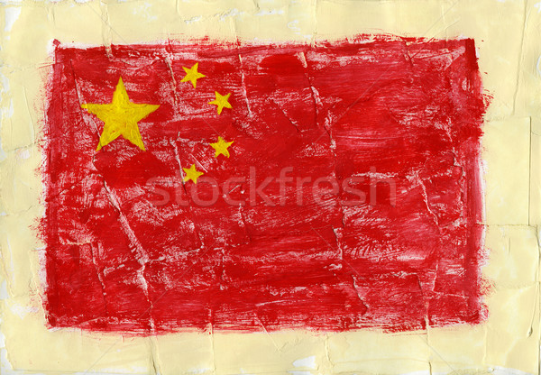 Painted flag Stock photo © donatas1205