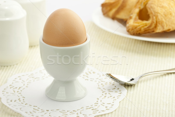 Stock photo: breakfast table