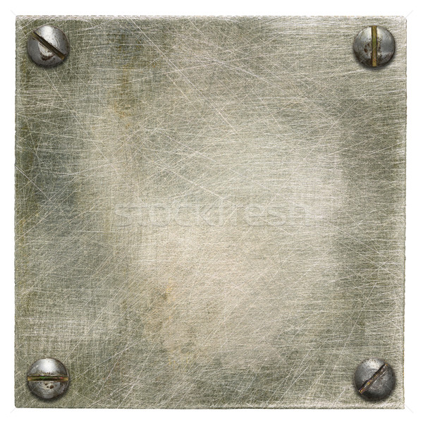 Stock foto: Metall · Platte · Textur · Arbeit · Design · Industrie