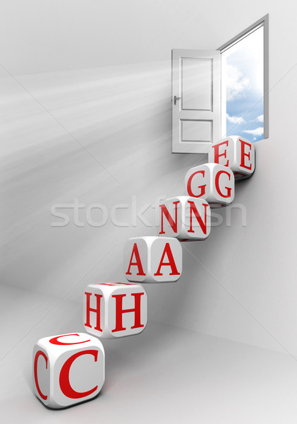 change conceptual door Stock photo © donskarpo