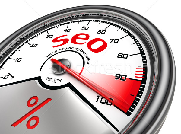 seo meter hundred per cent Stock photo © donskarpo