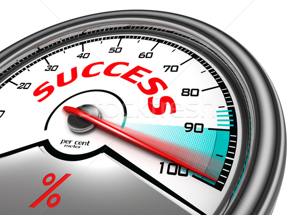 success conceptual meter Stock photo © donskarpo