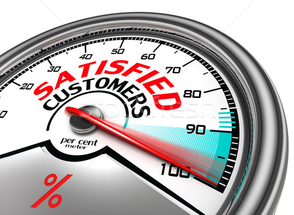 satisfied customers conceptual meter  Stock photo © donskarpo