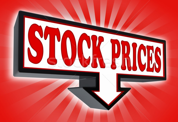 stock prices pricetag sign  Stock photo © donskarpo